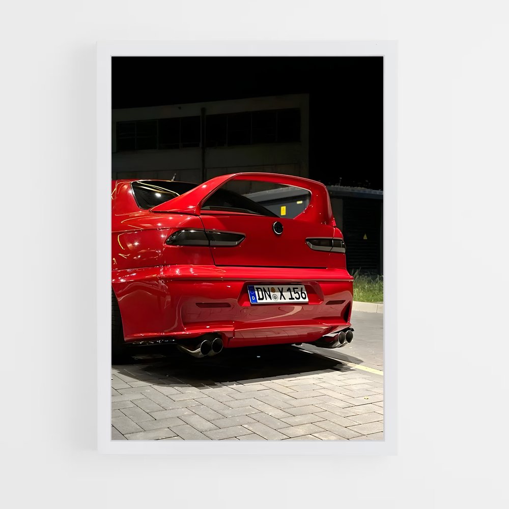 Poster Ferrari à Los Santos – affiche Alfa Romeo (vue 3)